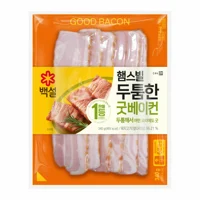 백설 햄스빌 두툼한 굿베이컨 340g