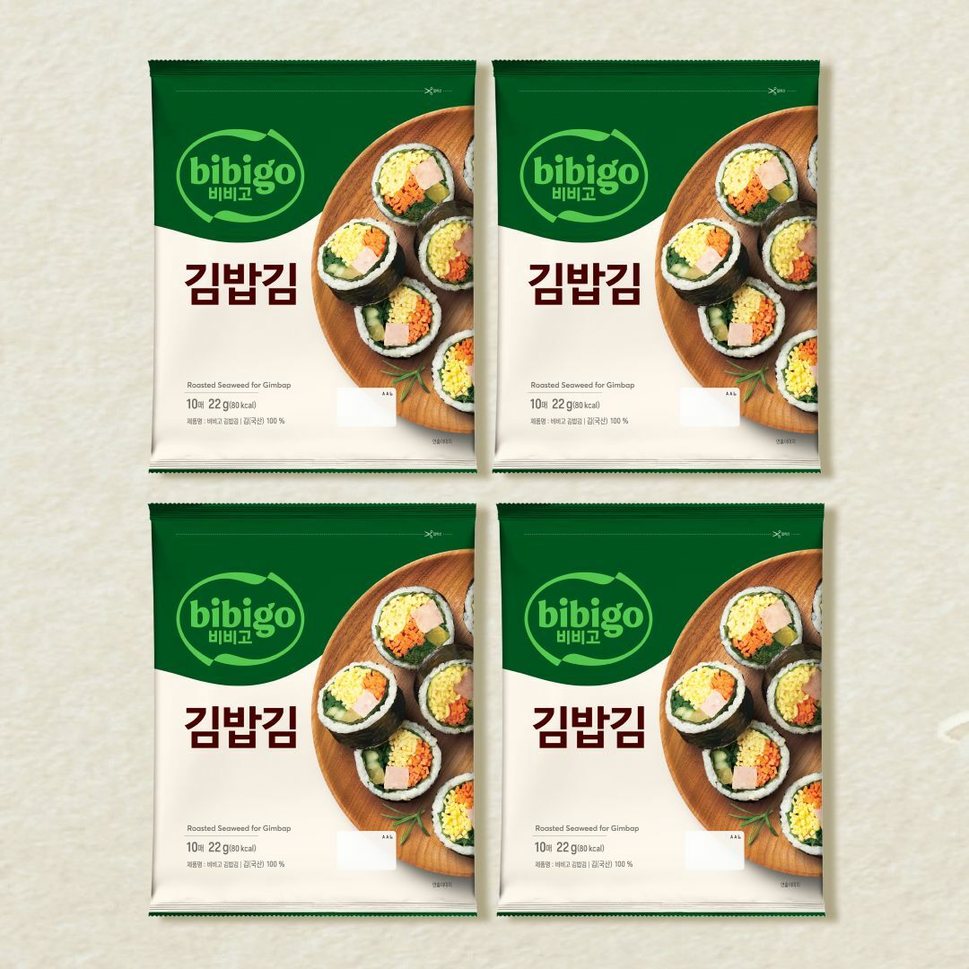 [CJ더마켓] 비비고 김밥김 22gX4개