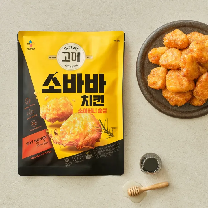 고메 소바바치킨 소이허니 순살 375g
