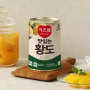 이츠웰 원터치 황도캔 400g