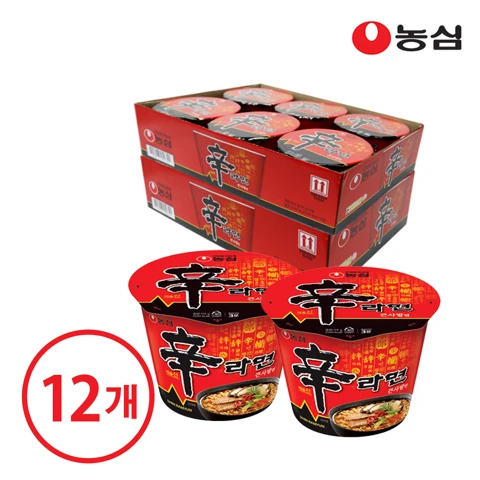 농심 신라면큰사발(6입)X2개