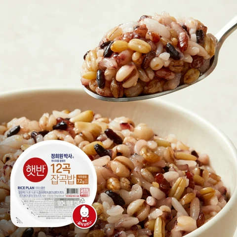 햇반 12곡 잡곡밥 210gx36개(1box)