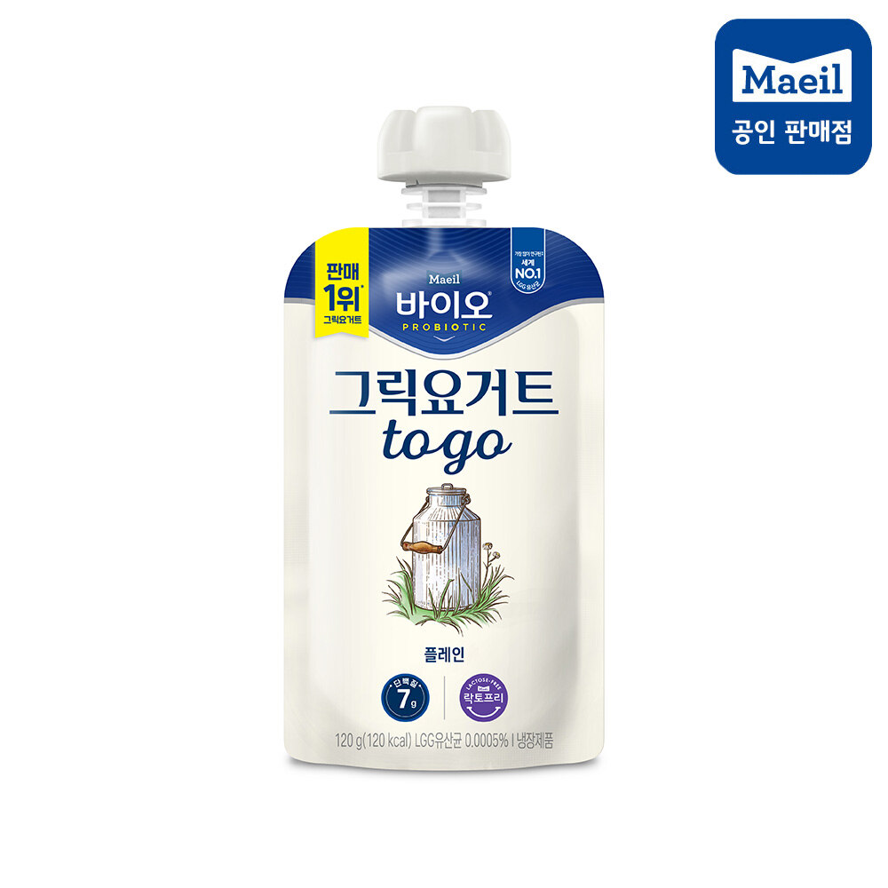 [행사]매일바이오 그릭요거트 TO-GO 플레인 120gX8개