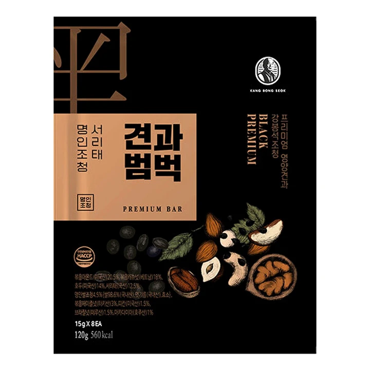 [26추석 선물세트]명인조청 서리태 견과범벅 15gx8개입