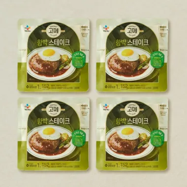 고메 함박스테이크 152gX4개
