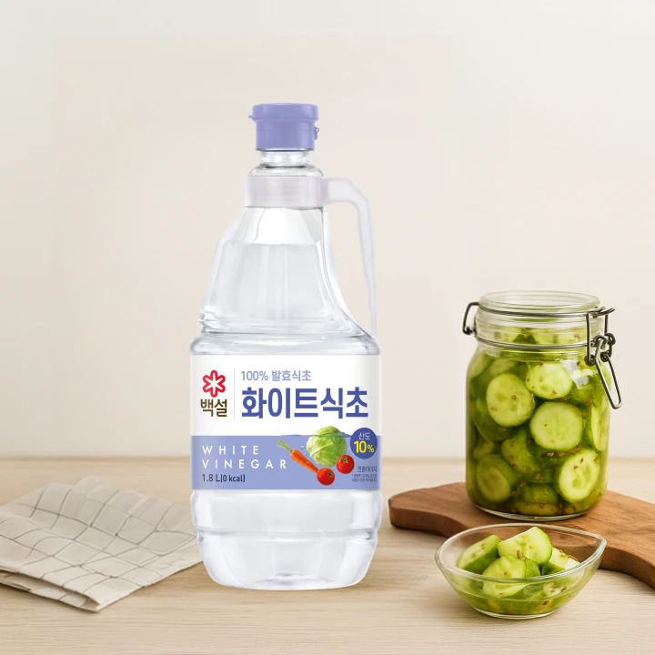 백설 화이트식초 1.8L