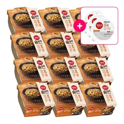 [정월대보름 영양간식]솥반 꿀약밥X12개+(증정)12곡밥X3개