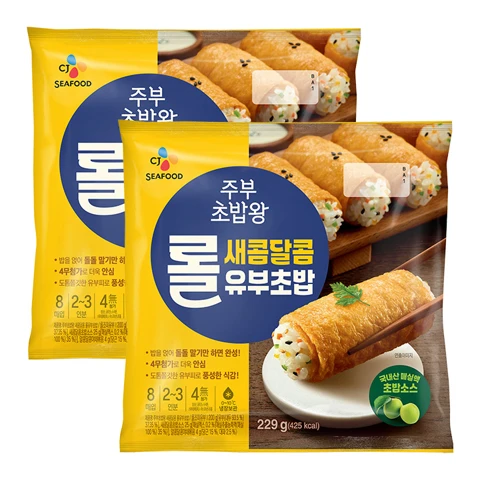 [300개한정]주부초밥왕 롤유부초밥229gX2개