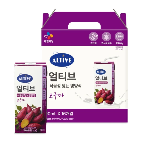 얼티브 당뇨영양식 고구마 190mlX16개