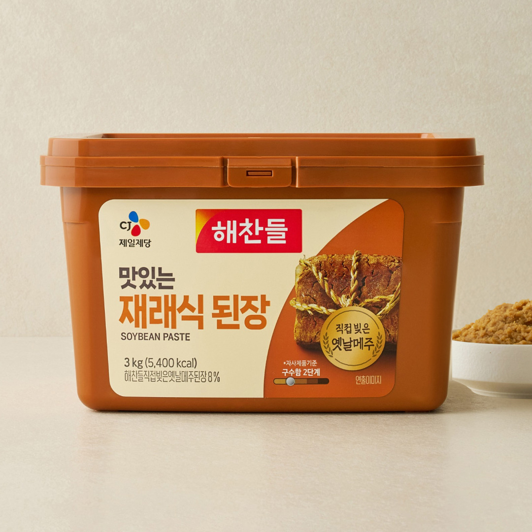 [CJ더마켓] [대용량]해찬들 재래식 된장 3kg