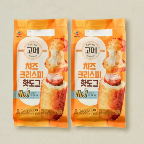 고메 치즈 크리스피 핫도그 340gX2개