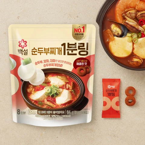 백설 순두부찌개 1분링 64G