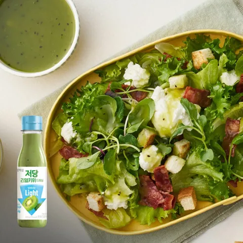 백설 슈가라이트 저당 리얼키위 드레싱 245g