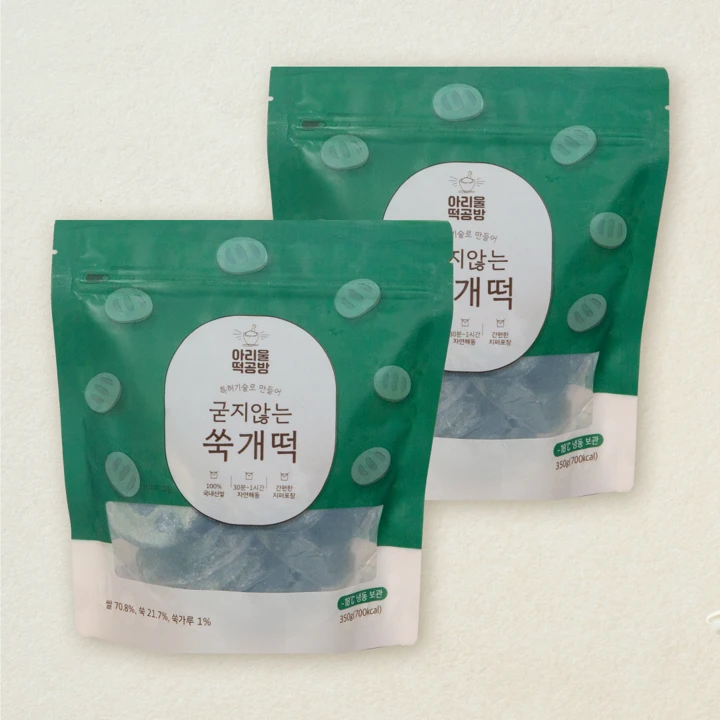 아리울 쑥개떡 350g*2봉 (벌크)
