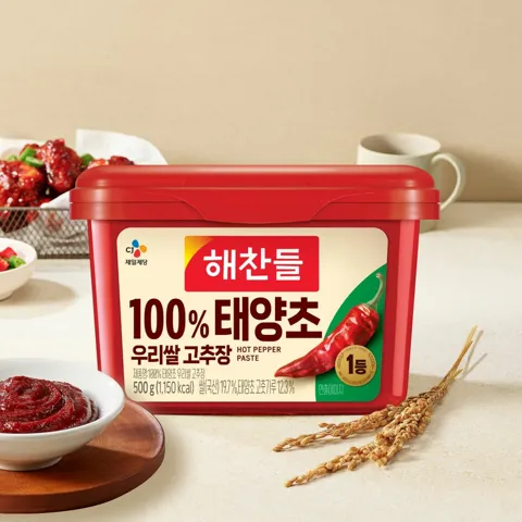 [100개한정]100% 태양초 우리쌀 고추장 500g