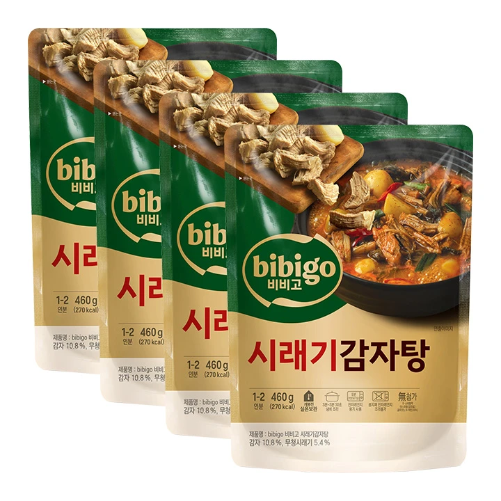 비비고 시래기 감자탕 460gx4개