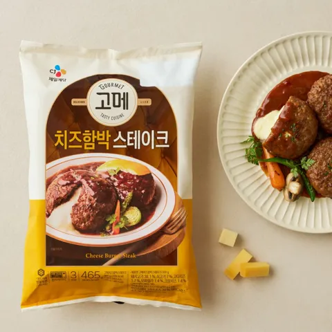 고메 치즈 함박스테이크 465g
