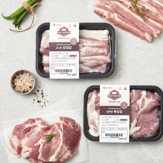 [행사]미트마스터 한돈 삼겹살300g목심살300g(총600g)