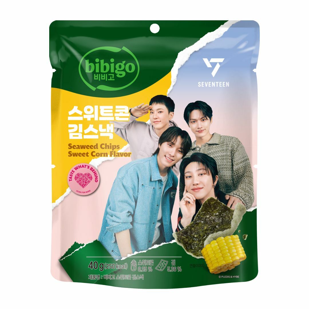 [비비고|세븐틴]비비고 스위트콘 김스낵 40g