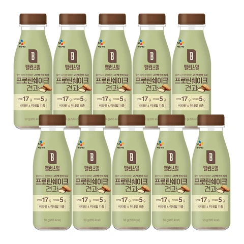 [100개한정]밸런스밀 프로틴 쉐이크 견과 50gX10개