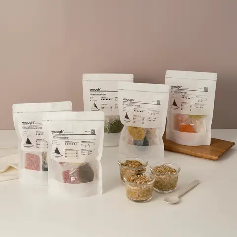 이너프 이유식 밀키트 완료기 B팩 진밥 1.32kg (5팩/15끼)