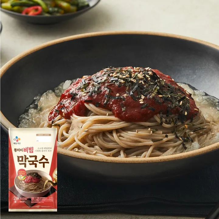 CJ 동치미비빔막국수 2인분 484.4g