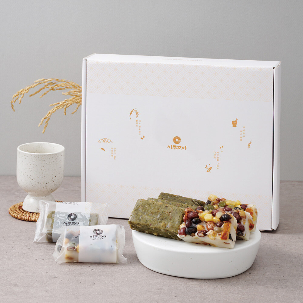 [행사]영양복찰떡 선물세트(영양찰떡쑥견과찰떡) 1.2kg