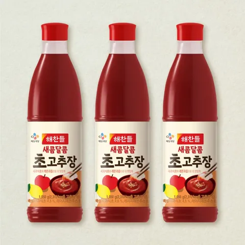 [대용량]해찬들 새콤달콤 초고추장 1050gX3개