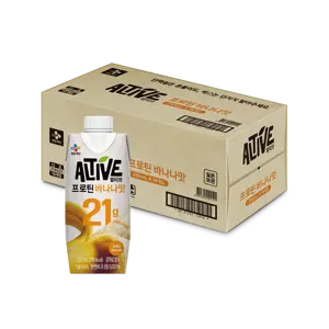[박스특가]얼티브 프로틴 바나나 250ml, 18개