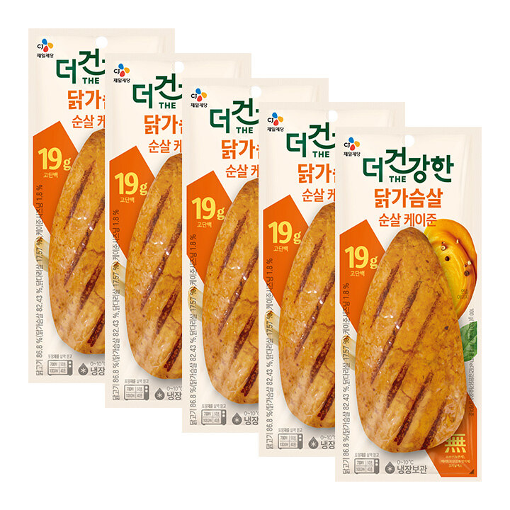 [5+5]더건강한 닭가슴살 순살 케이준 100g