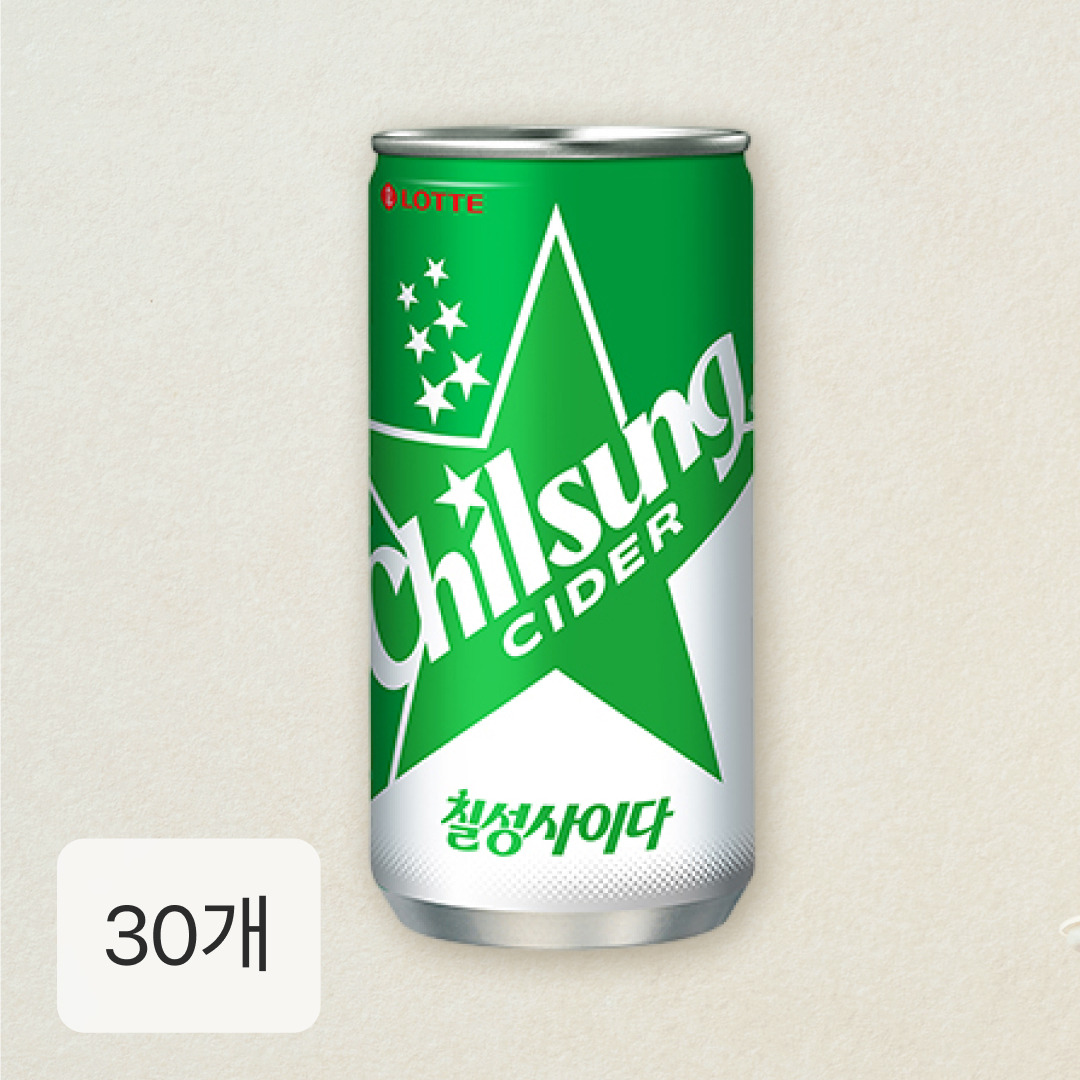 칠성사이다 210ml x 30캔
