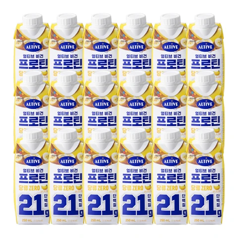 [타임특가]얼티브 비건프로틴 바나나 250ml X18개