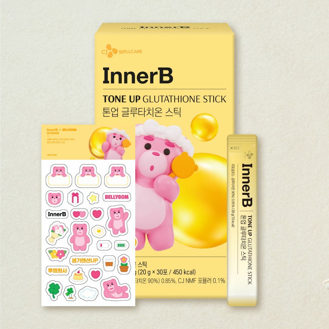 이너비X벨리곰 톤업 글루타치온 스틱 30포
