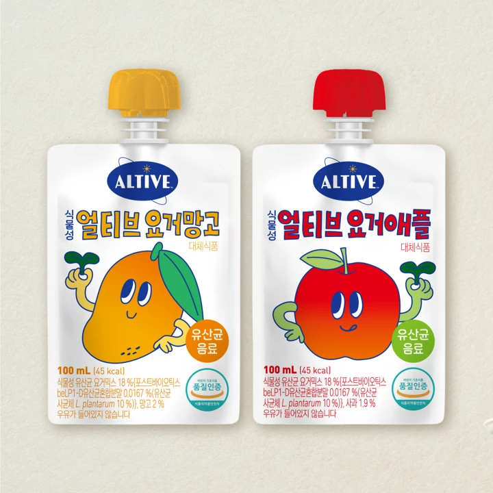 얼티브 요거 2종세트(애플+망고)