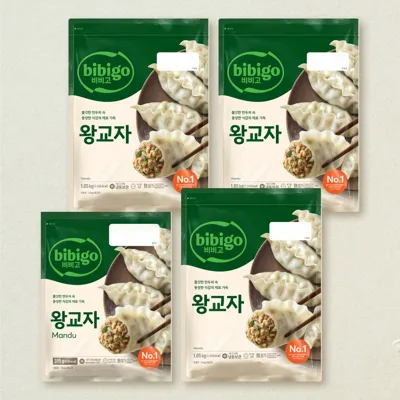 [무료배송]비비고 왕교자 1.05kg, 3개+315g (총4개)