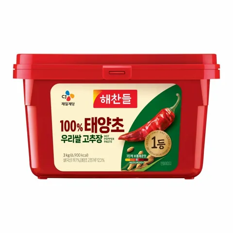 [1+1]해찬들 100% 태양초 우리쌀 고추장 3kg