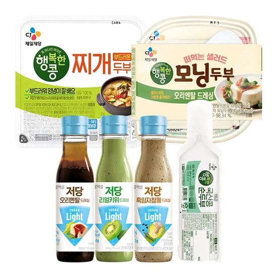 두부·드레싱 골라담기