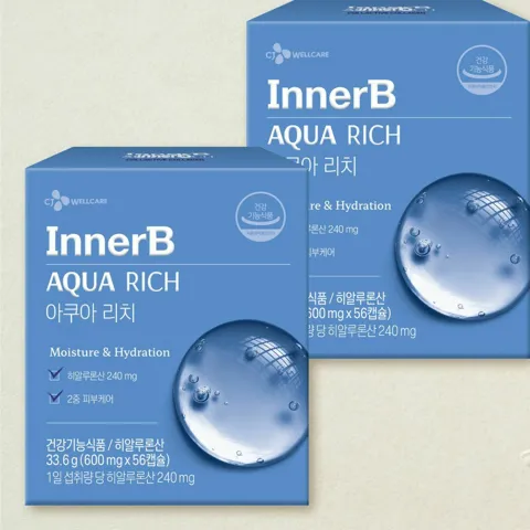 이너비 아쿠아 리치 600mgX56캡슐X2개(8주)