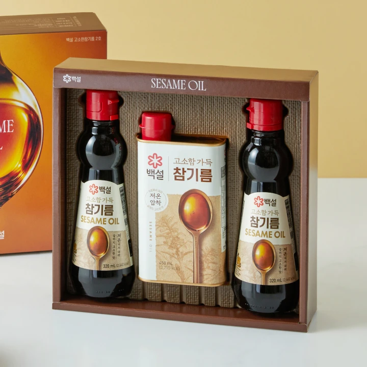 [26추석 선물세트]백설 고소함가득참기름 2호