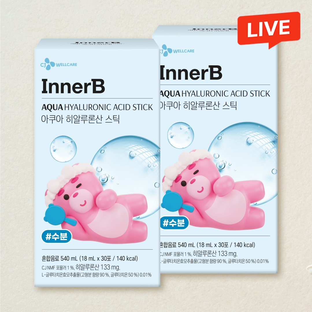 이너비X벨리곰 아쿠아 히알루론산 스틱X2개 (총 60포)