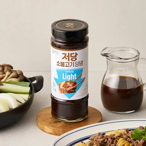백설 저당 소불고기양념 490g