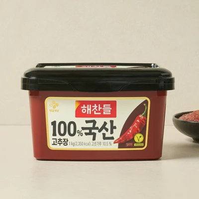 해찬들 100% 국산 고추장 1kg