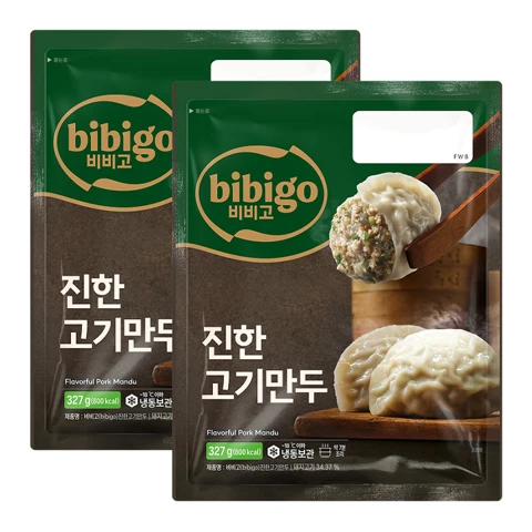 비비고 수제진한고기만두 327gX2개