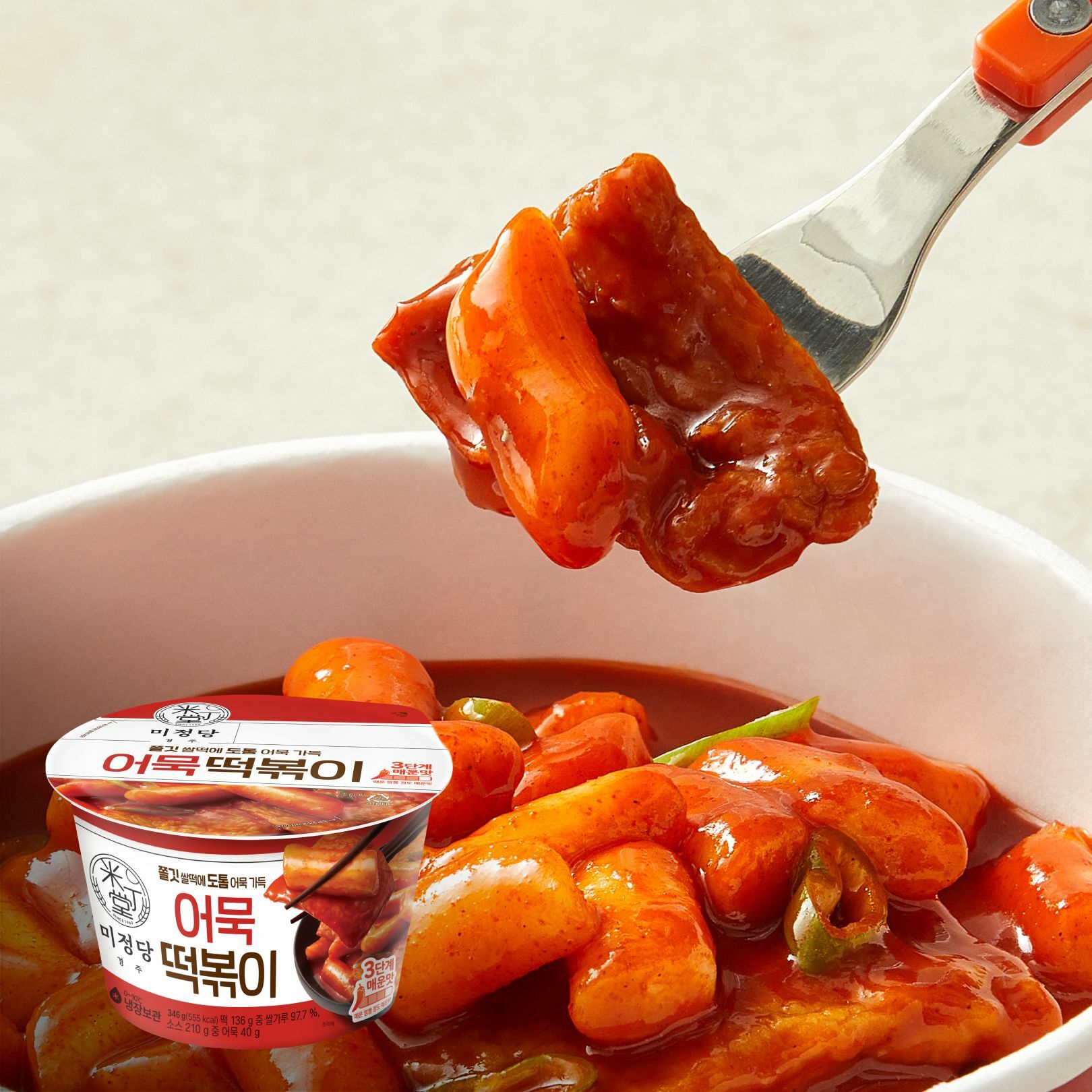 미정당 어묵떡볶이 346g(용기형)