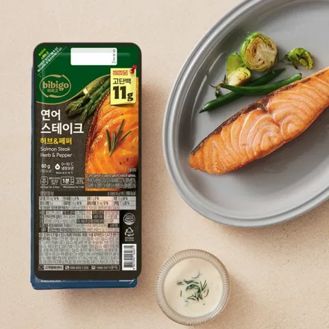 비비고 연어 스테이크 60g