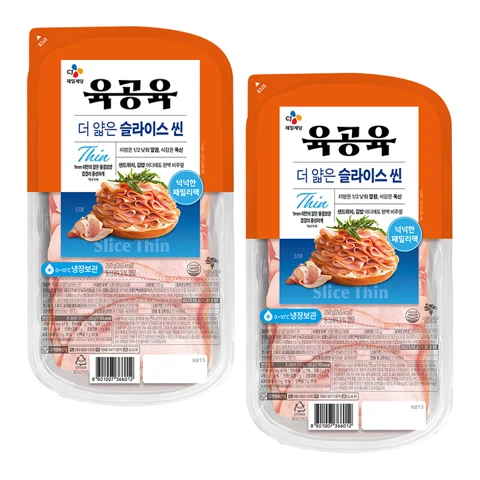 육공육 더 얇은 슬라이스 씬 250gX2개