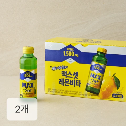 맥스셋 레몬비타 120mlX10입X2개