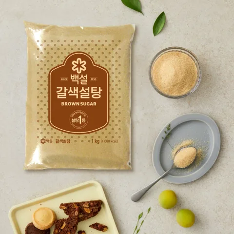 백설 갈색설탕 1Kg
