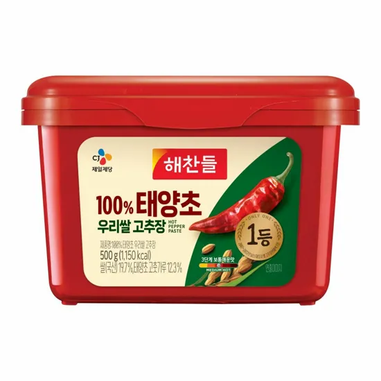[1+1]해찬들 100% 태양초 우리쌀 고추장 500g