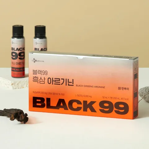 [25추석선물세트] 한뿌리 블랙99 흑삼 아르기닌 7입